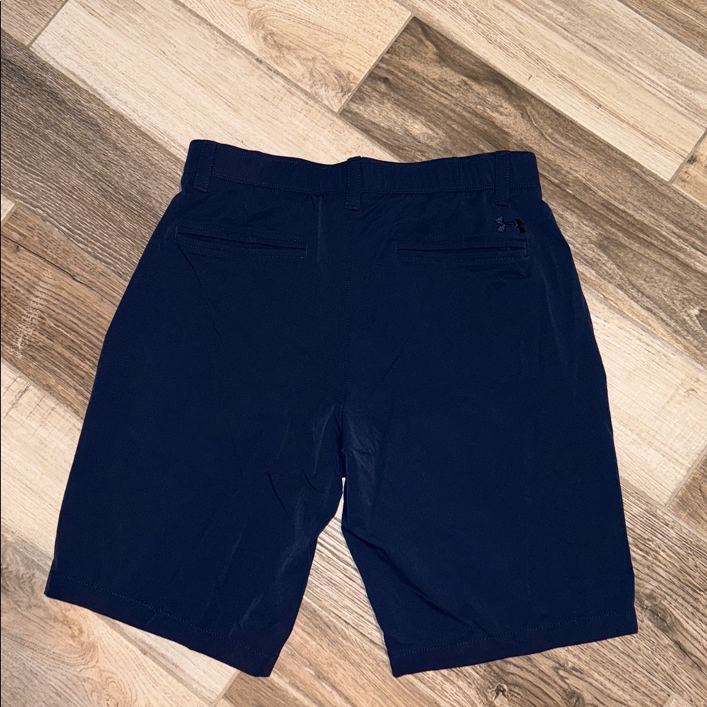 Men’s Under Armour Navy Shorts  Sz 34 EUC - Picture 3 of 3